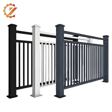 Balcony/staircase aluminum handrail: light, strong and fade-resistant