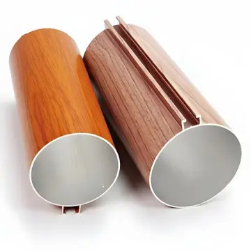 Wood grain aluminum round tube: the perfect fusion of natural texture and metal performance